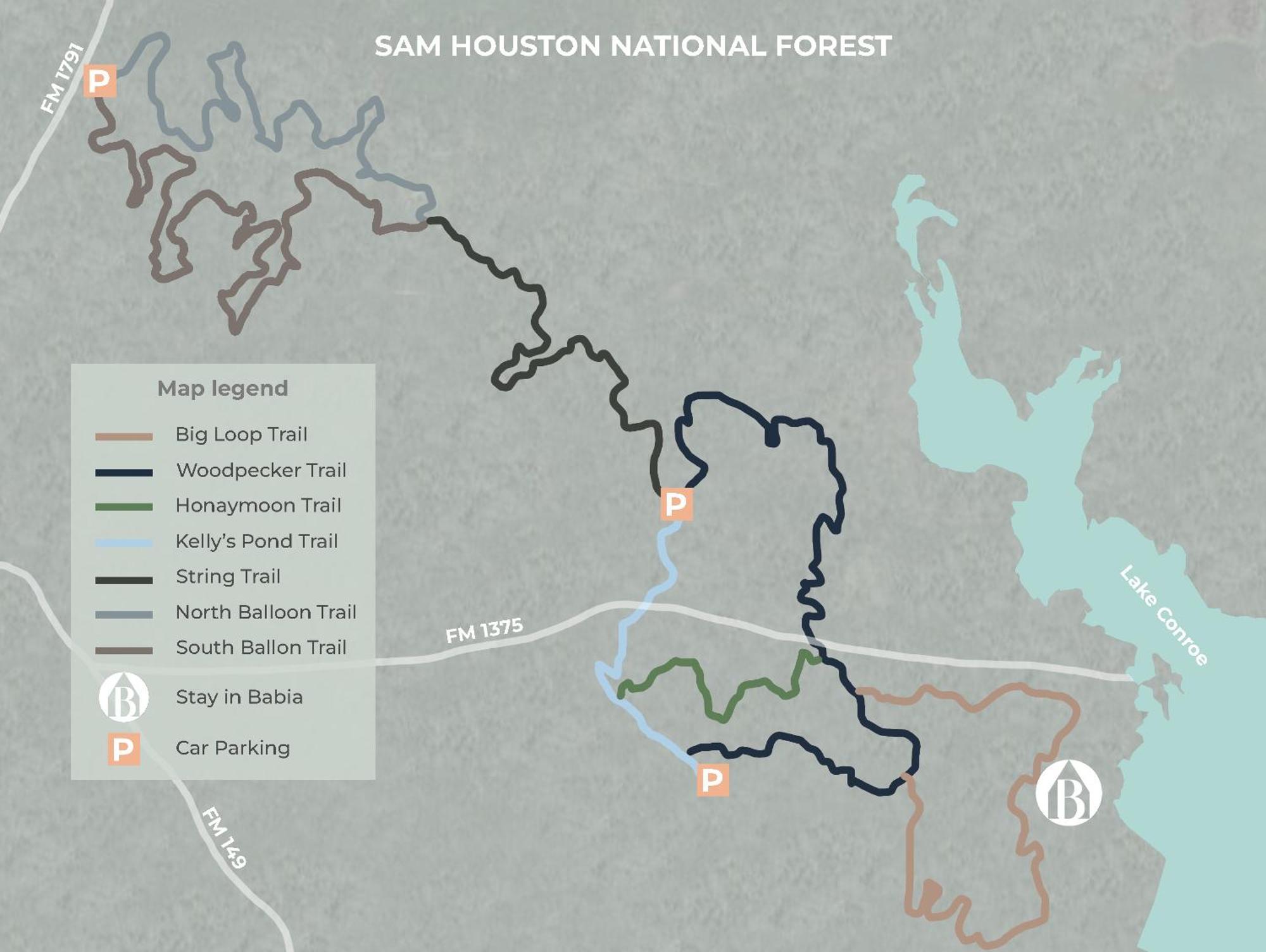 Stay In Babia - Luxury Cabins - Sam Houston National Forest Montgomery Eksteriør billede